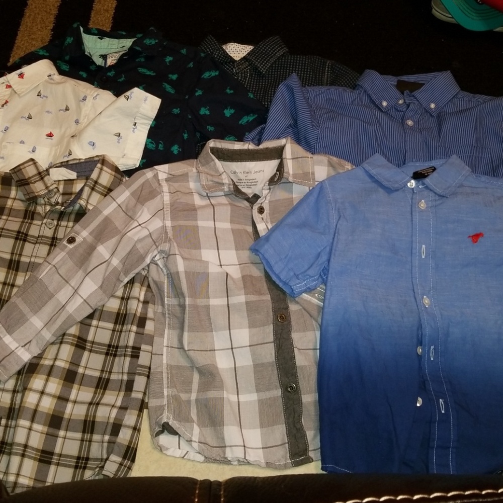 All dressing shirts for only 15